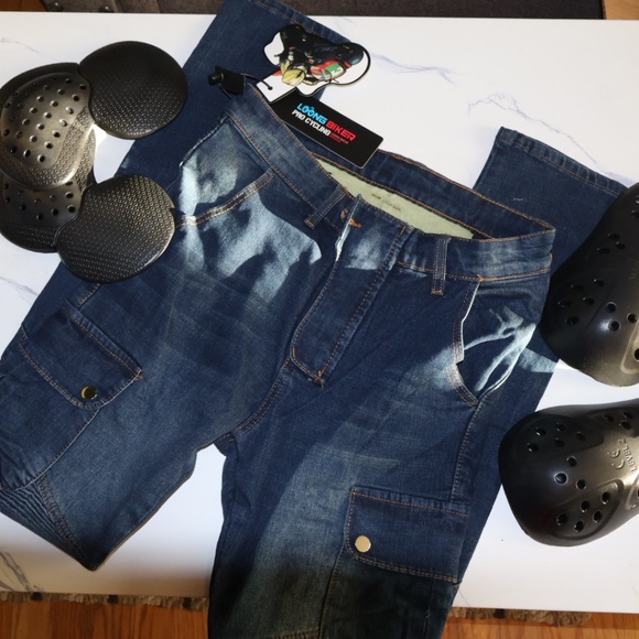 Motorcycle pants sz 26 LOONG Biker - Picture 3 of 4